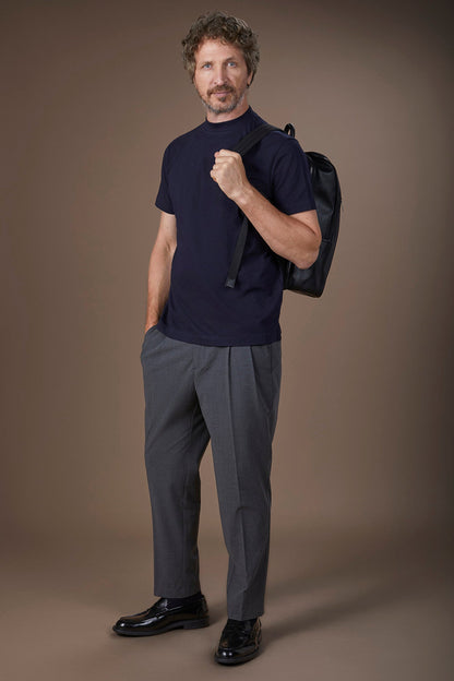 Men's regular fit turtleneck T-shirt