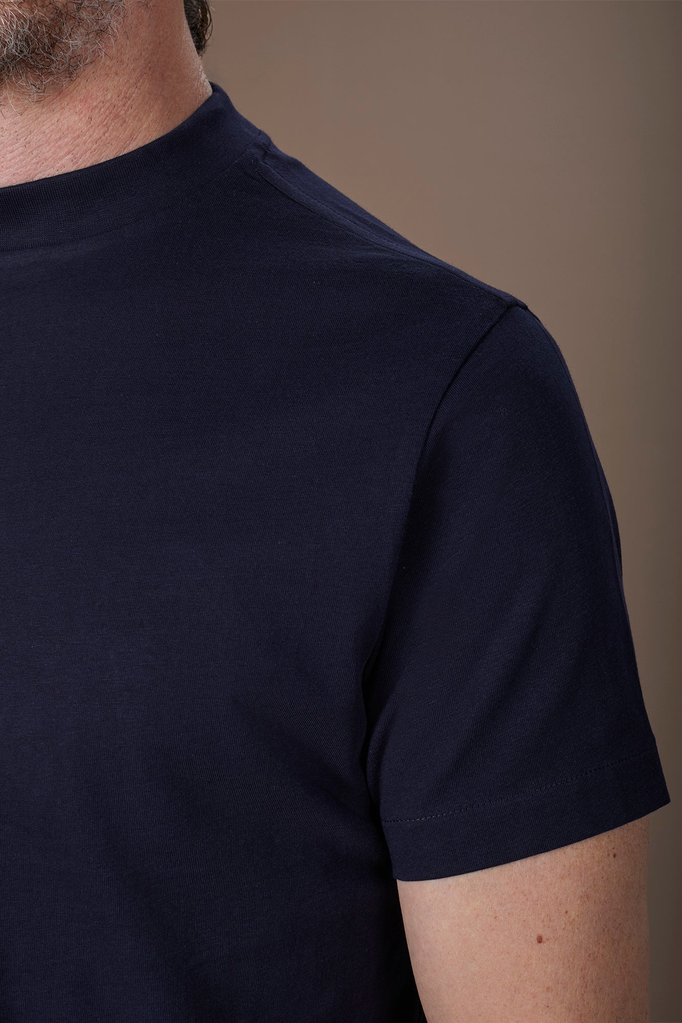 Men's regular fit turtleneck T-shirt