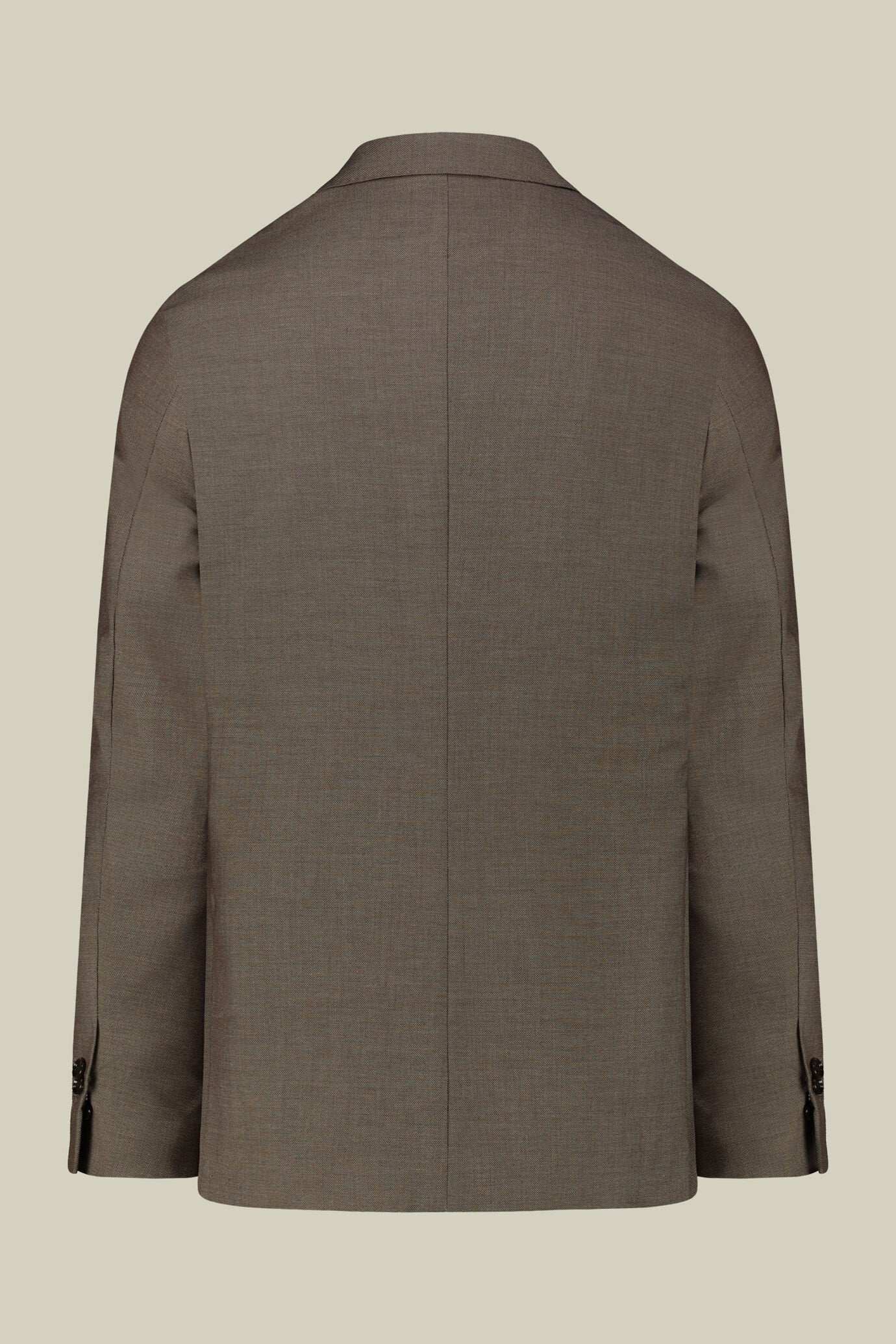 Men's single-breasted regular fit pheasant eye fabric suit