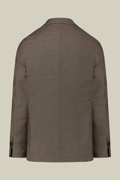 Men's single-breasted regular fit pheasant eye fabric suit