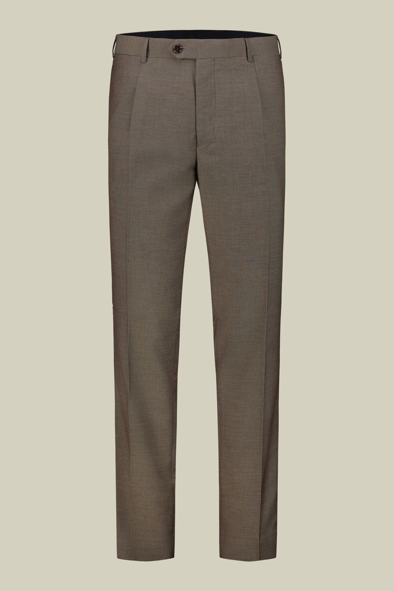 Men's single-breasted regular fit pheasant eye fabric suit