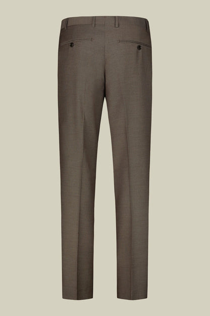 Men's single-breasted regular fit pheasant eye fabric suit