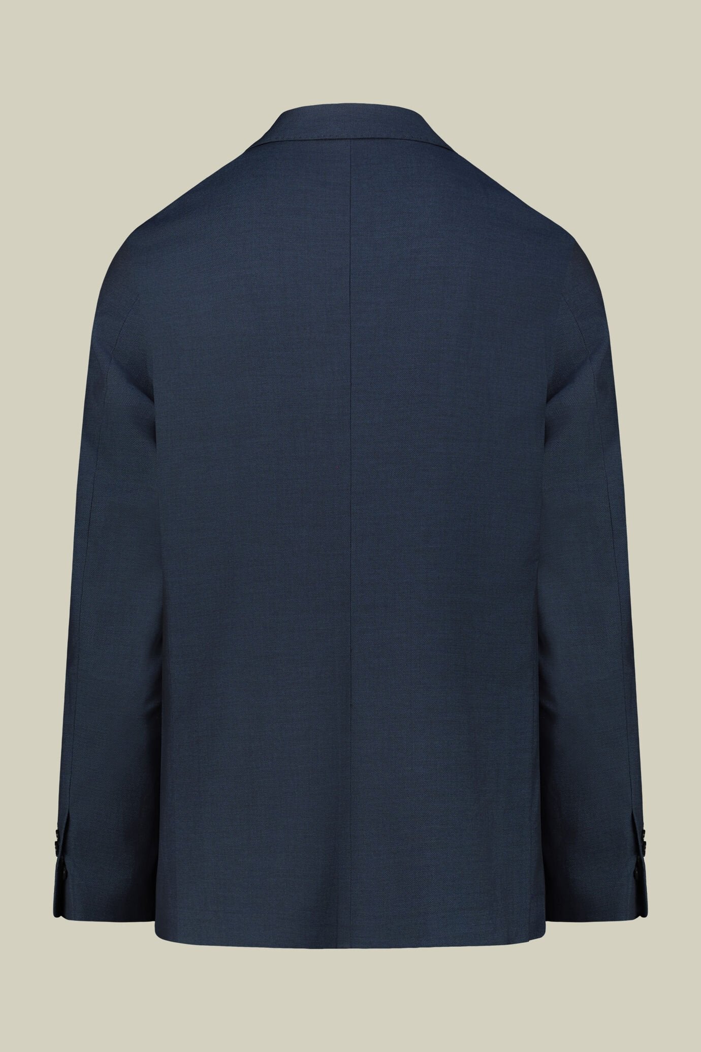 Men's single-breasted regular fit pheasant eye fabric suit