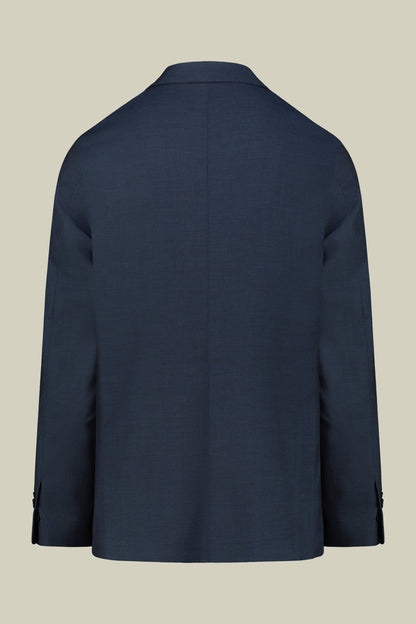 Men's single-breasted regular fit pheasant eye fabric suit