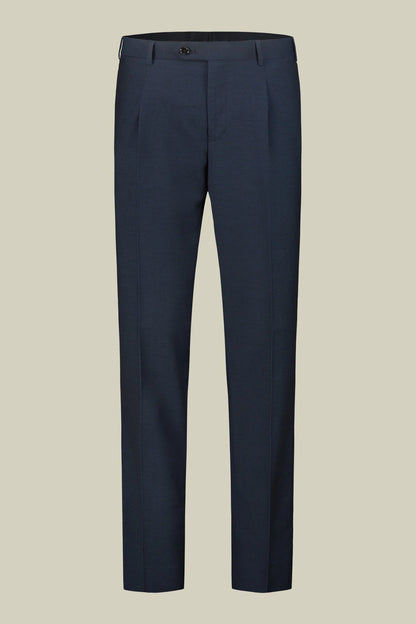 Men's single-breasted regular fit pheasant eye fabric suit