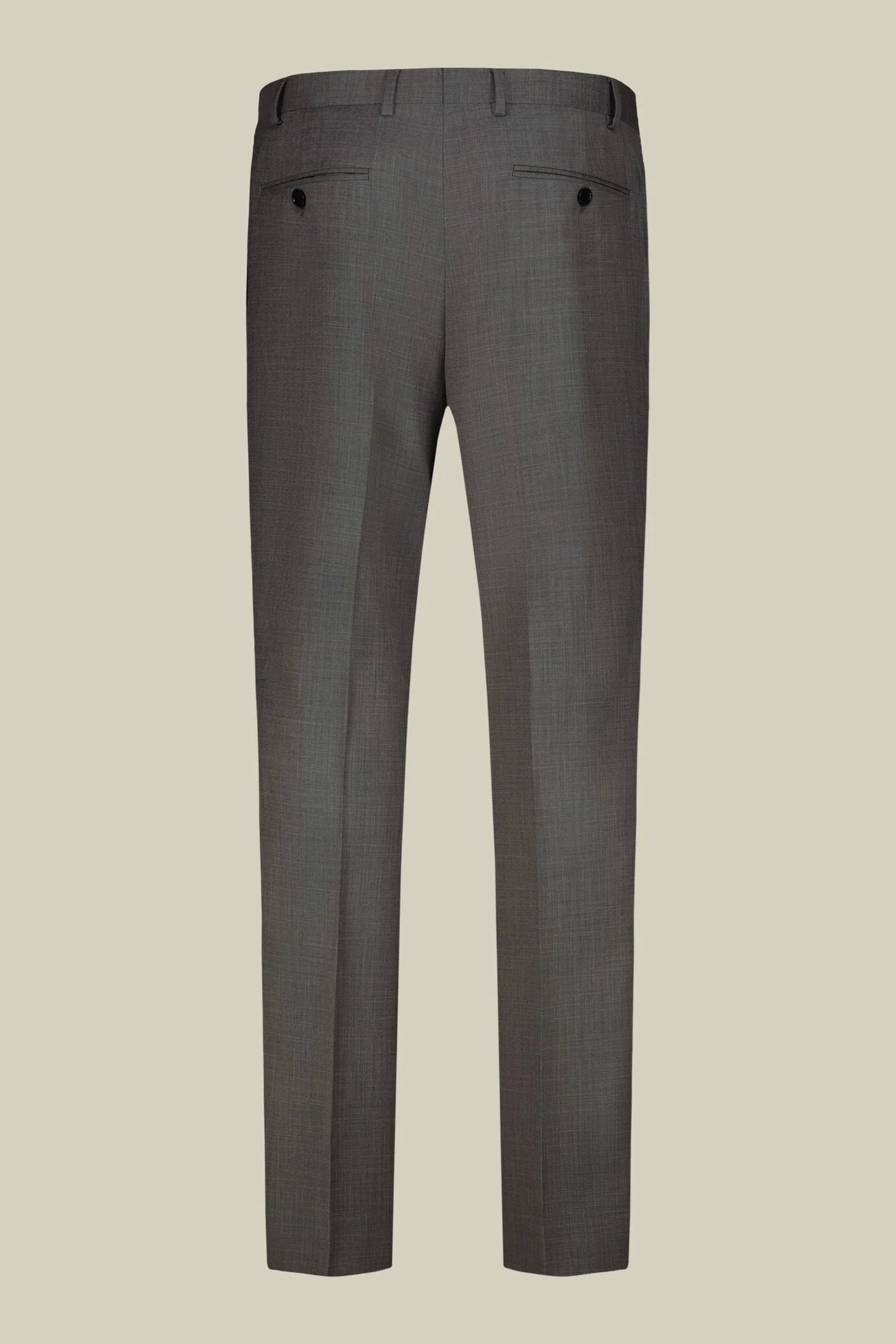 Men's single-breasted suit in grisaille fabric, regular fit