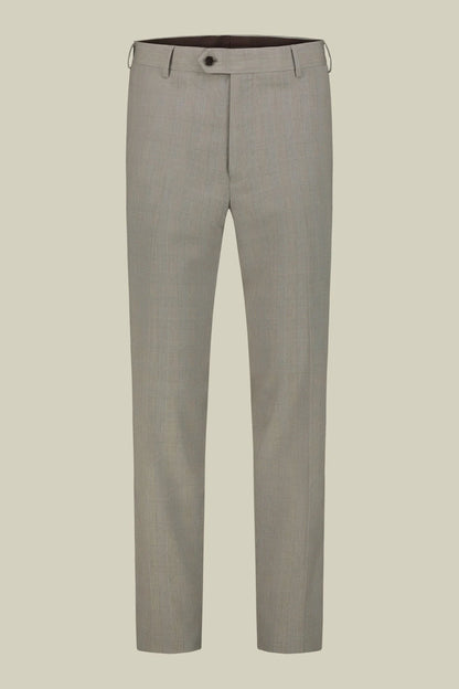 Men's single-breasted regular fit Prince of Wales check suit
