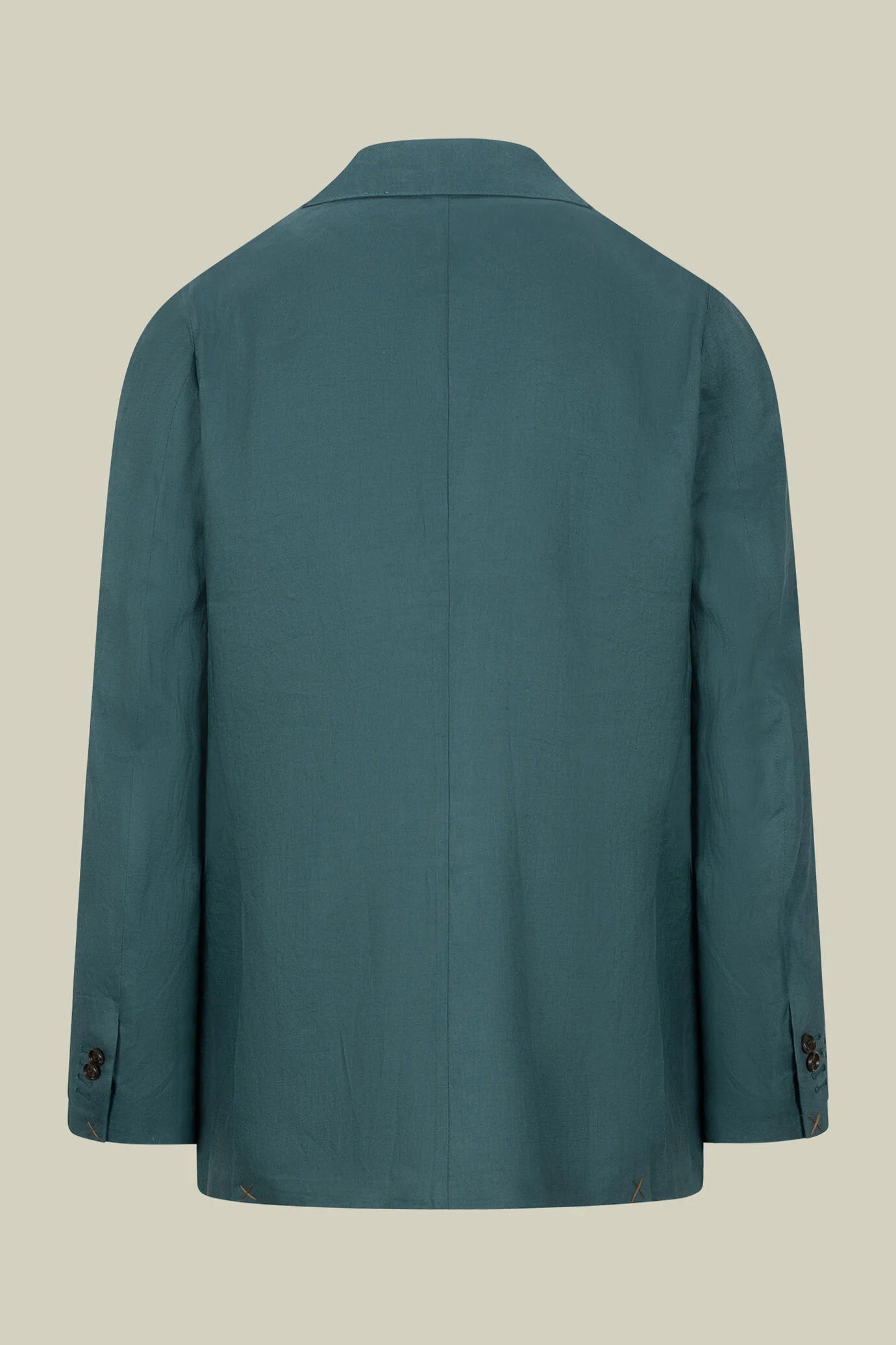 Men's single-breasted suit in 100% linen, regular fit