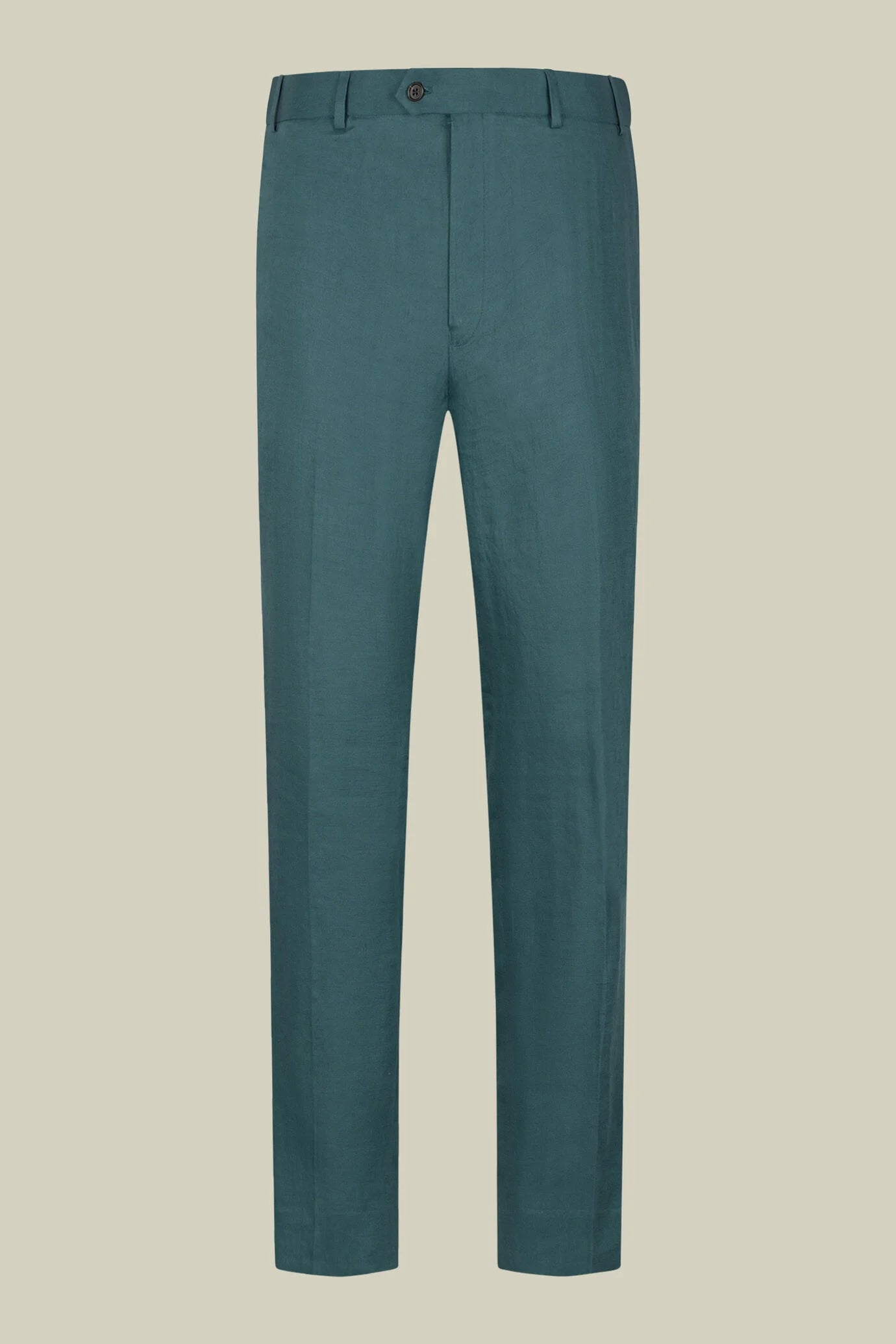 Men's single-breasted suit in 100% linen, regular fit