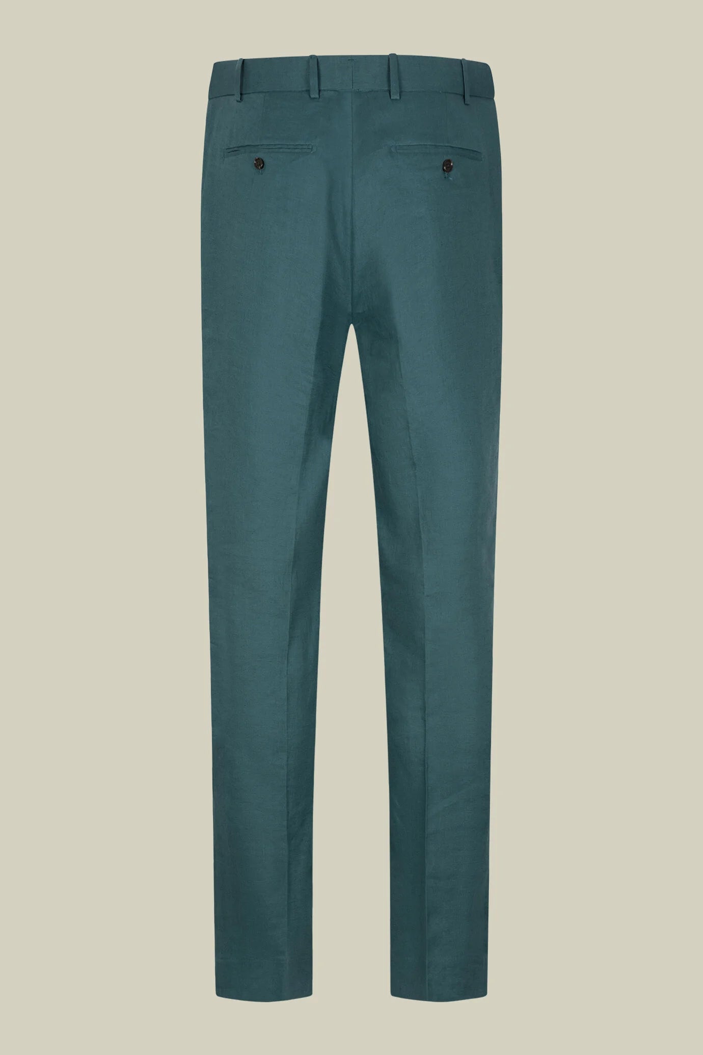 Men's single-breasted suit in 100% linen, regular fit