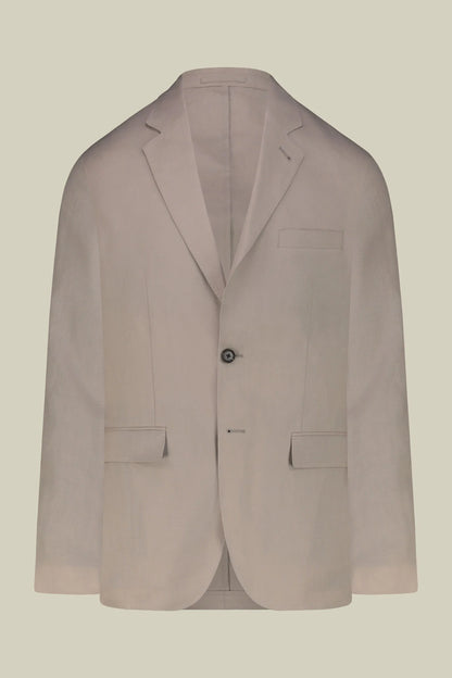 Men's single-breasted suit in 100% linen, regular fit