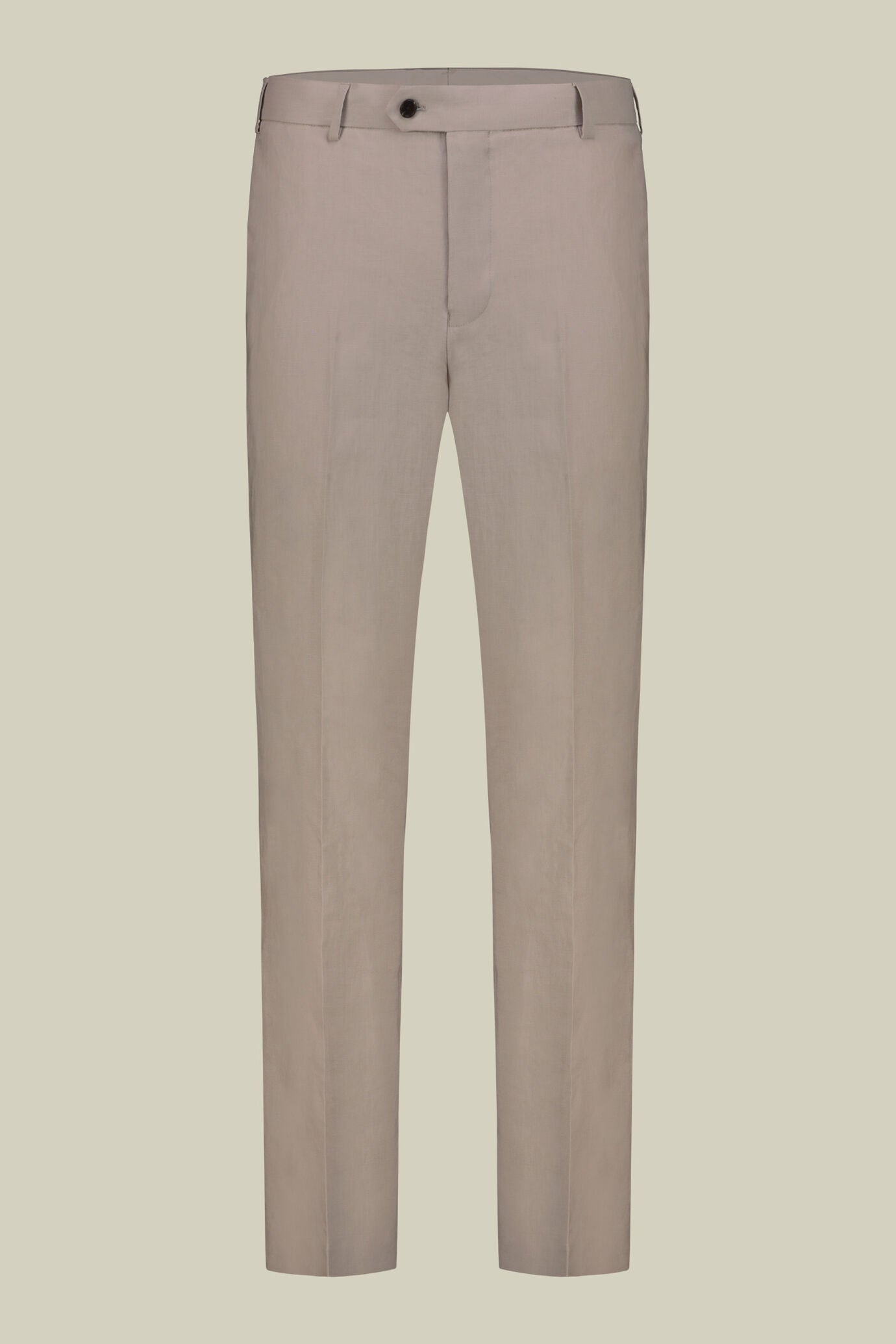 Men's single-breasted suit in 100% linen, regular fit