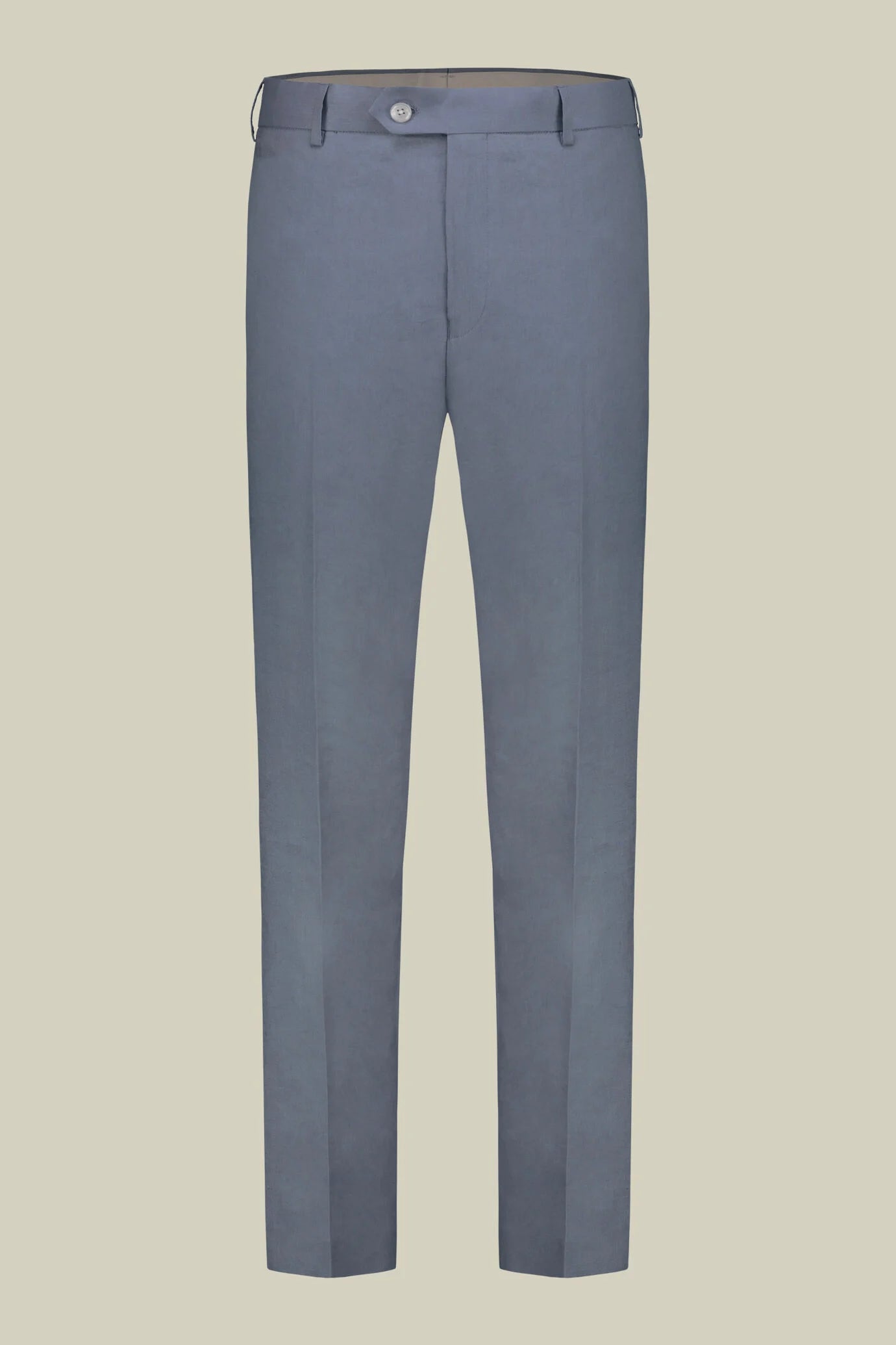 Men's single-breasted suit in 100% linen, regular fit