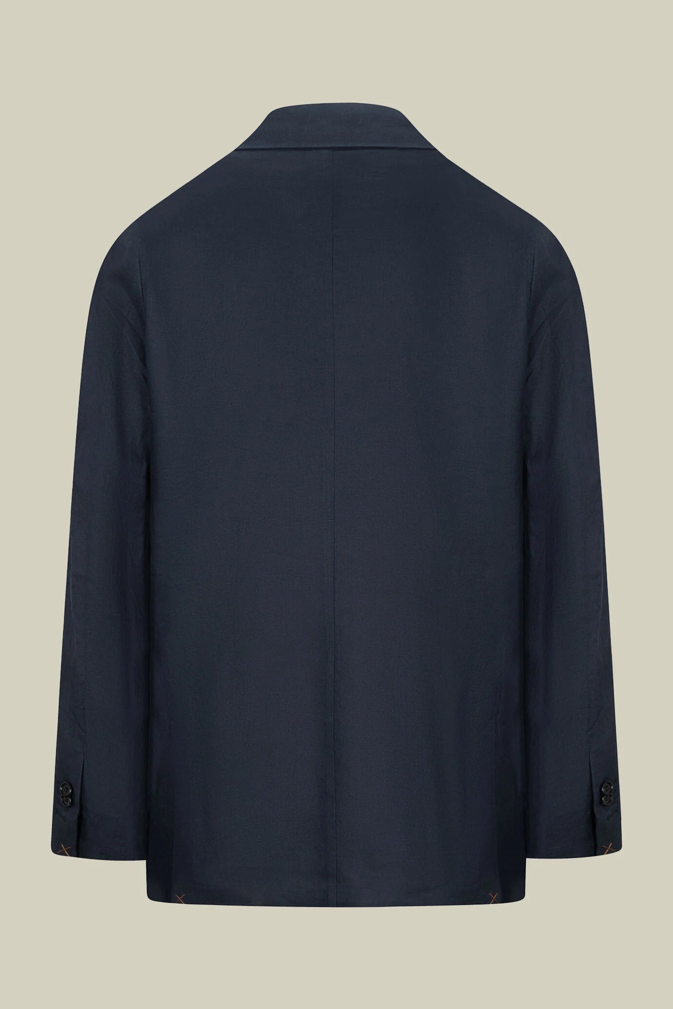 Men's single-breasted suit in 100% linen, regular fit