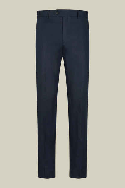 Men's single-breasted suit in 100% linen, regular fit