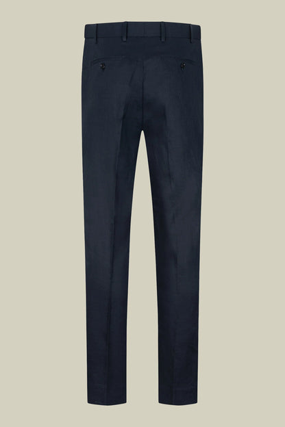 Men's single-breasted suit in 100% linen, regular fit