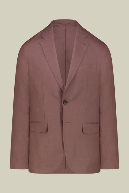 Men's single-breasted suit in 100% linen, regular fit