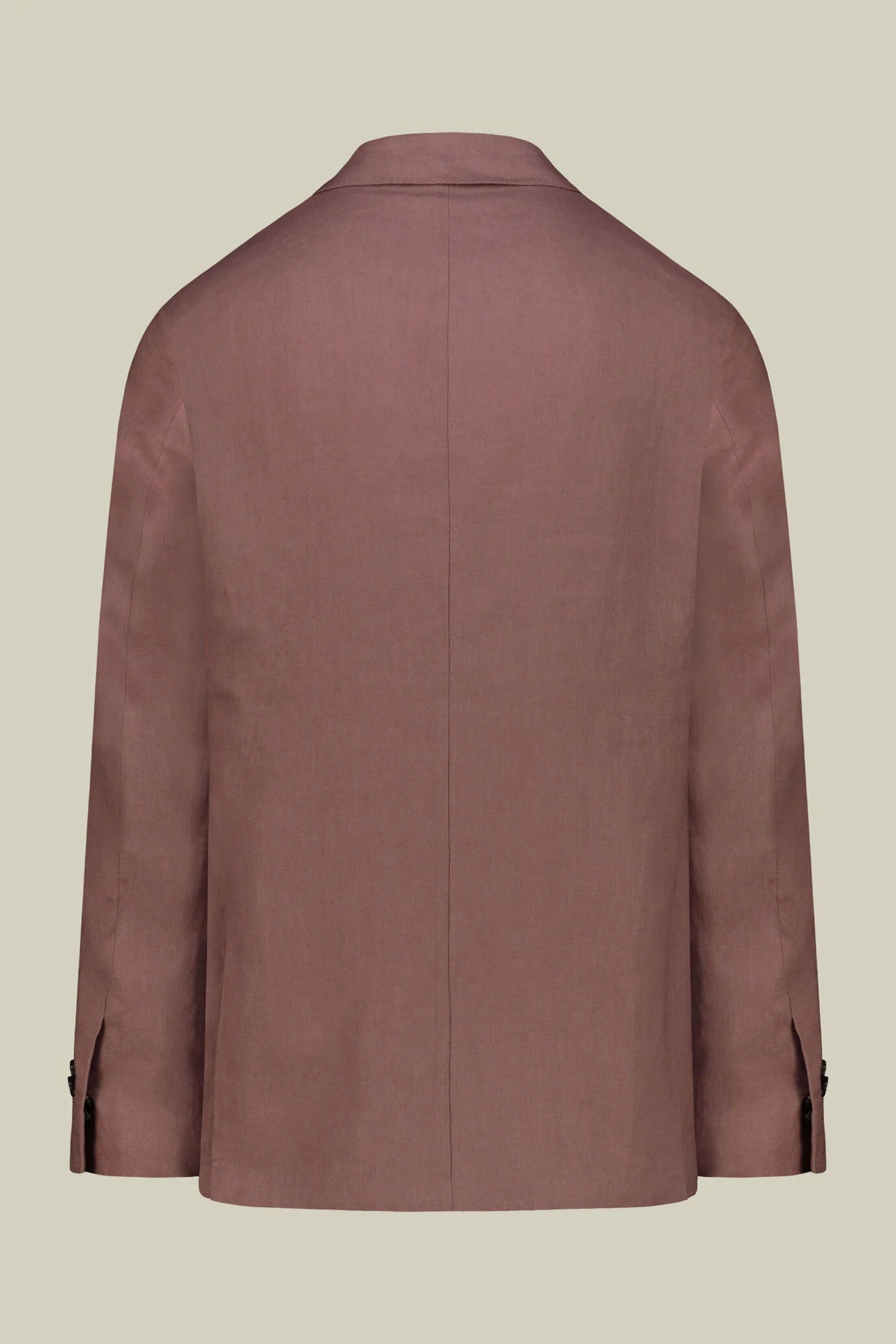Men's single-breasted suit in 100% linen, regular fit