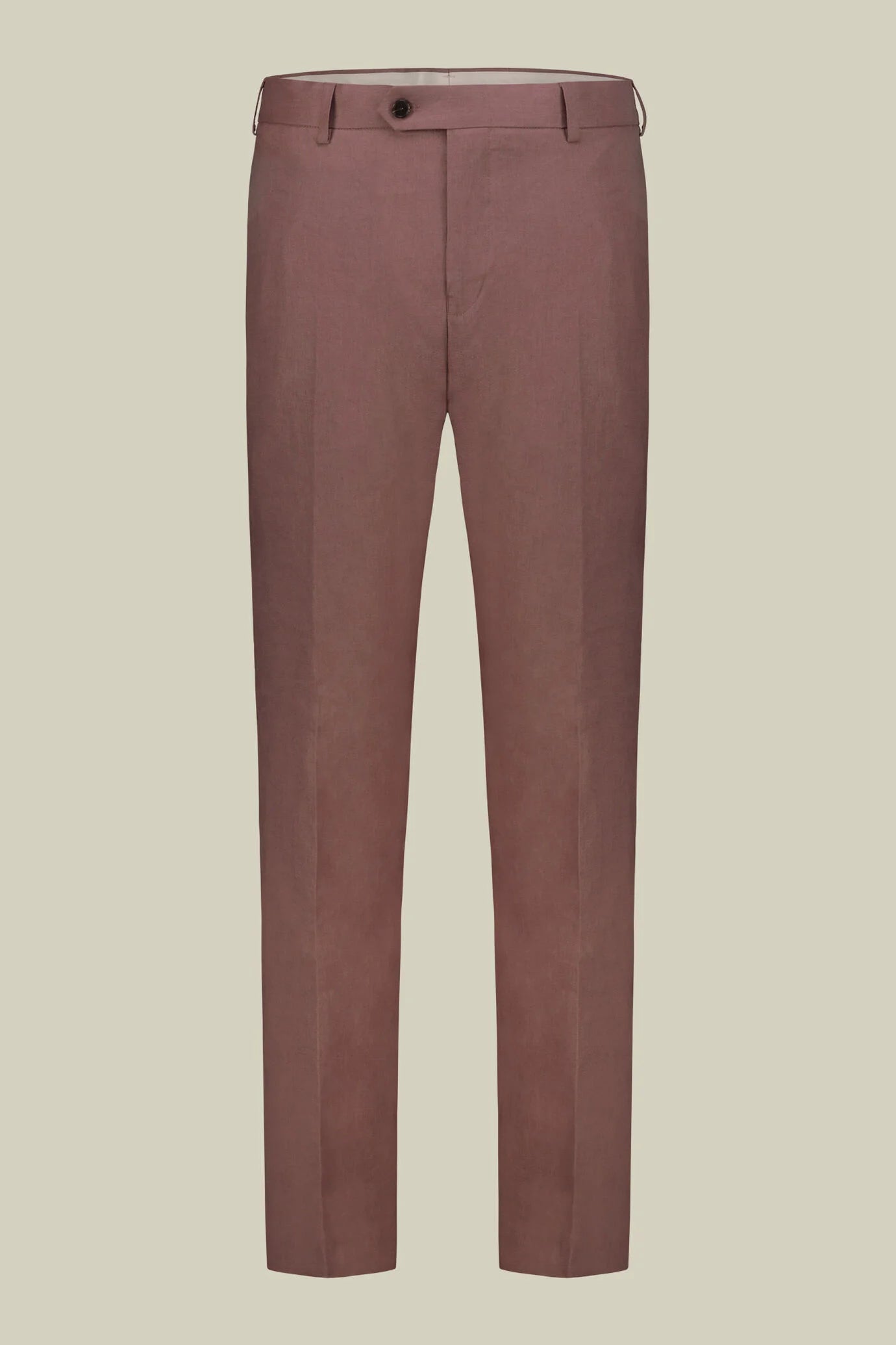 Men's single-breasted suit in 100% linen, regular fit