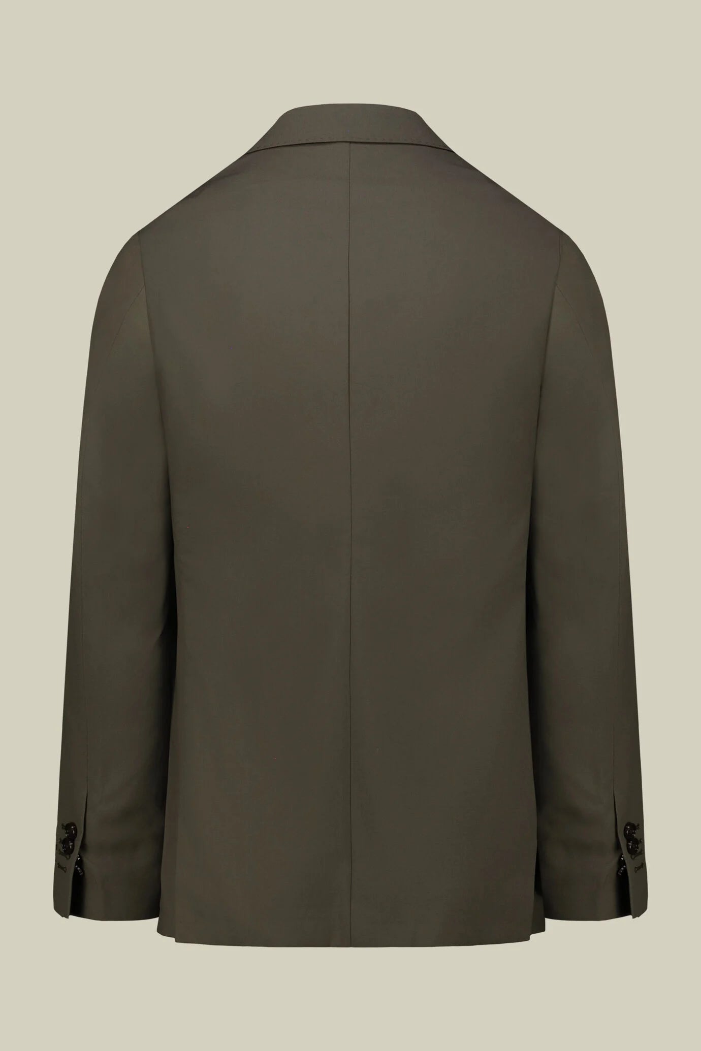 Plain men's suit with regular fit peak lapel jacket