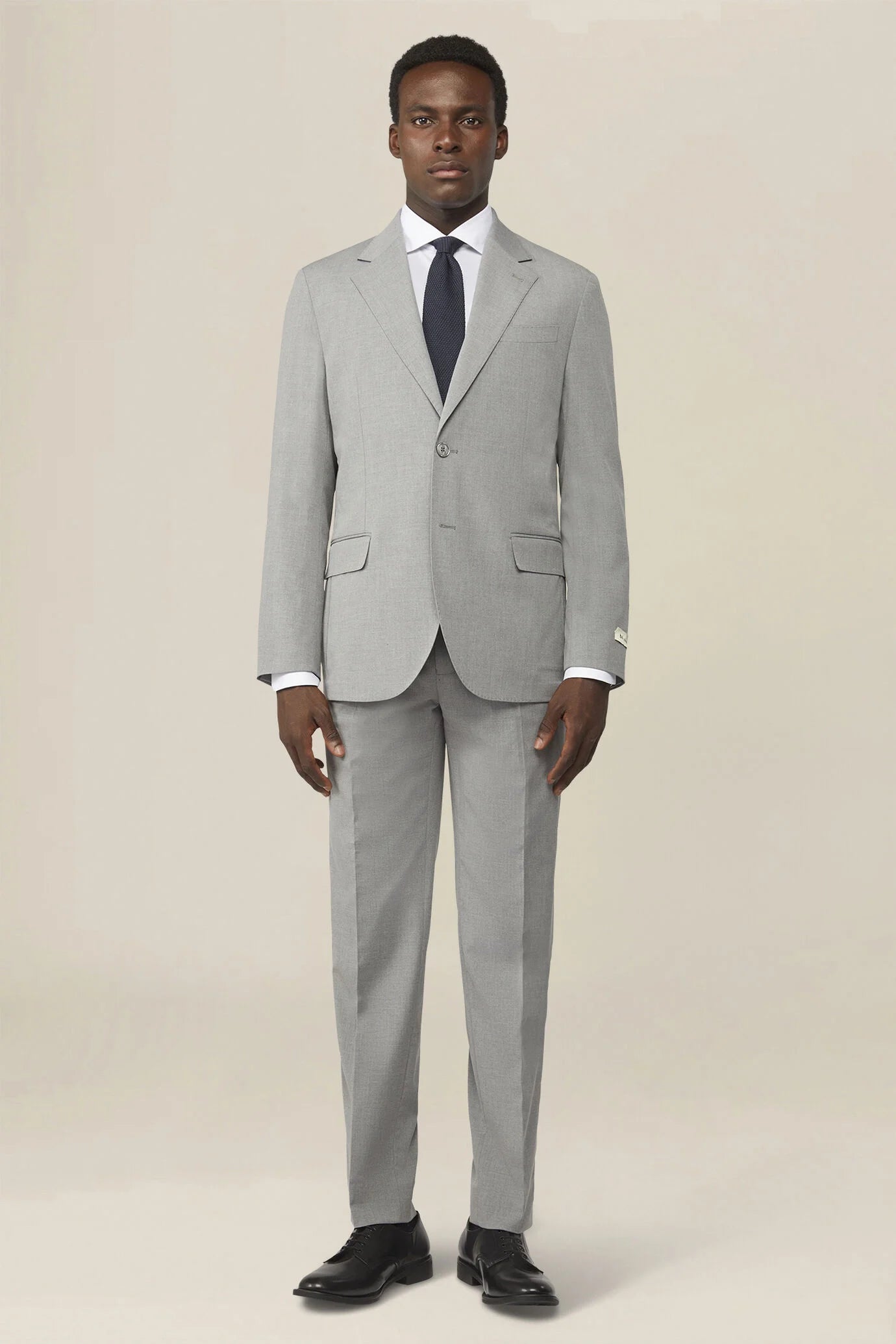Men's single-breasted Bi-Stretch suit, regular fit