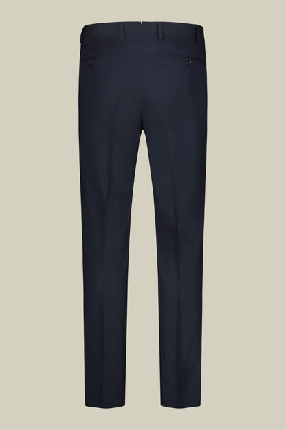 Men's double-breasted suit in plain fabric, regular fit