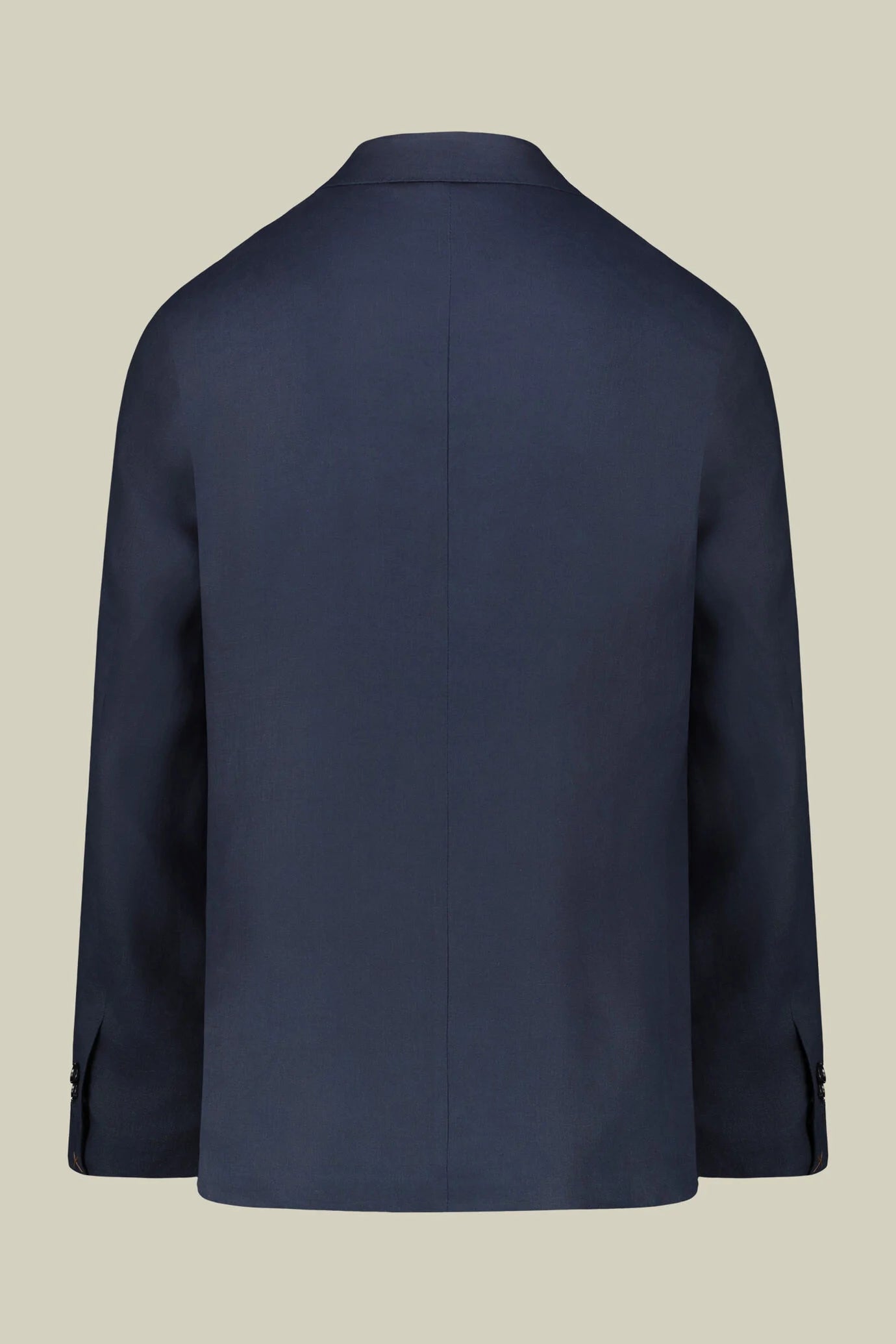 Men's double-breasted suit in 100% linen, regular fit