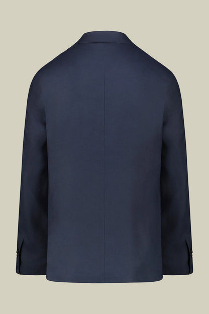 Men's double-breasted suit in 100% linen, regular fit