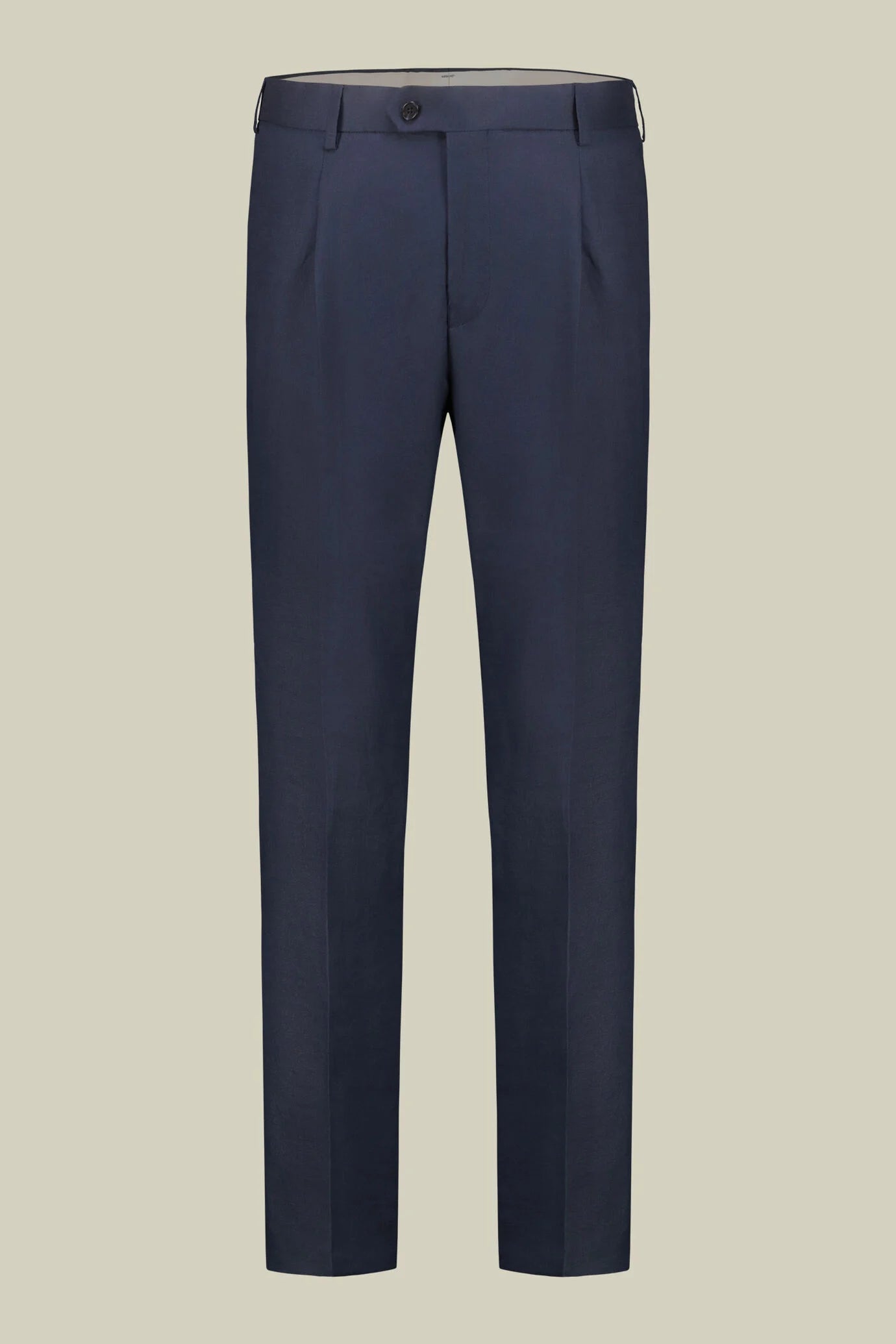 Men's double-breasted suit in 100% linen, regular fit