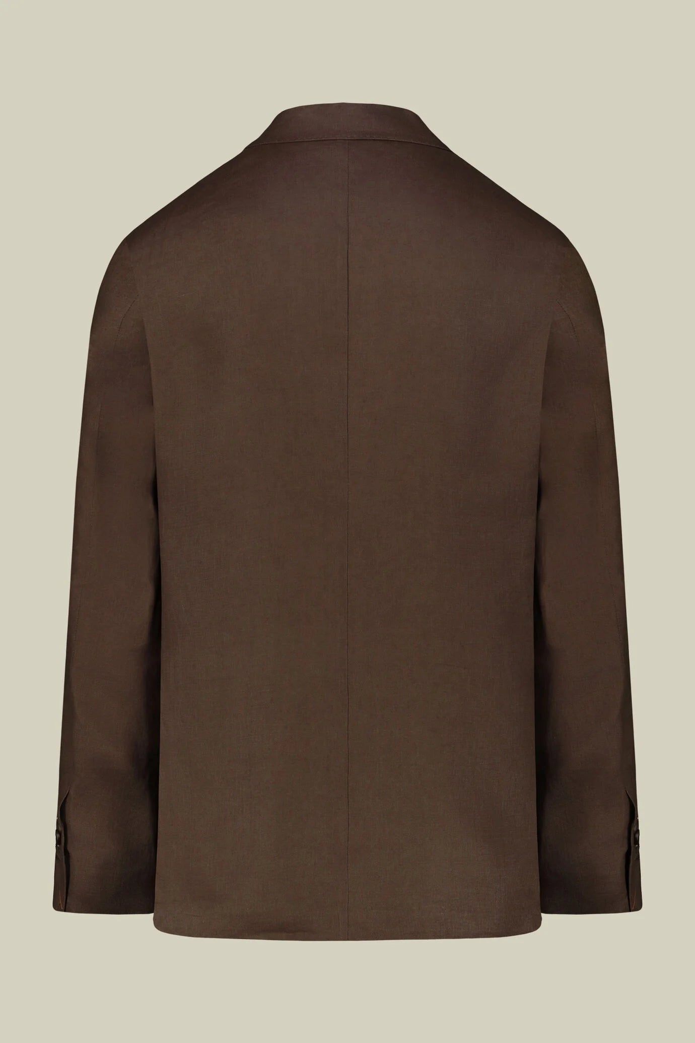 Men's double-breasted suit in 100% linen, regular fit