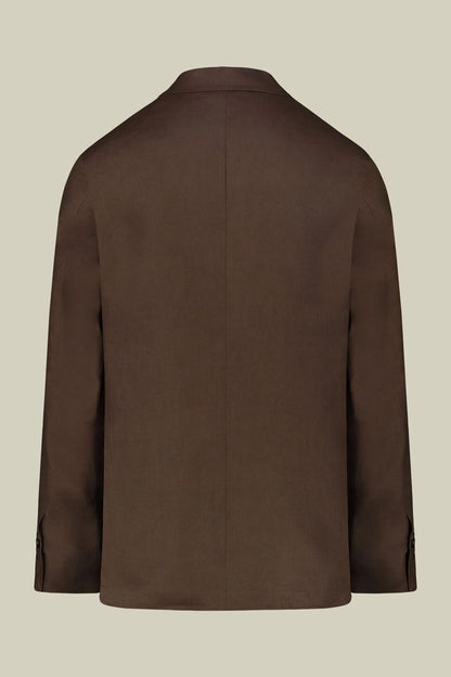 Men's double-breasted suit in 100% linen, regular fit