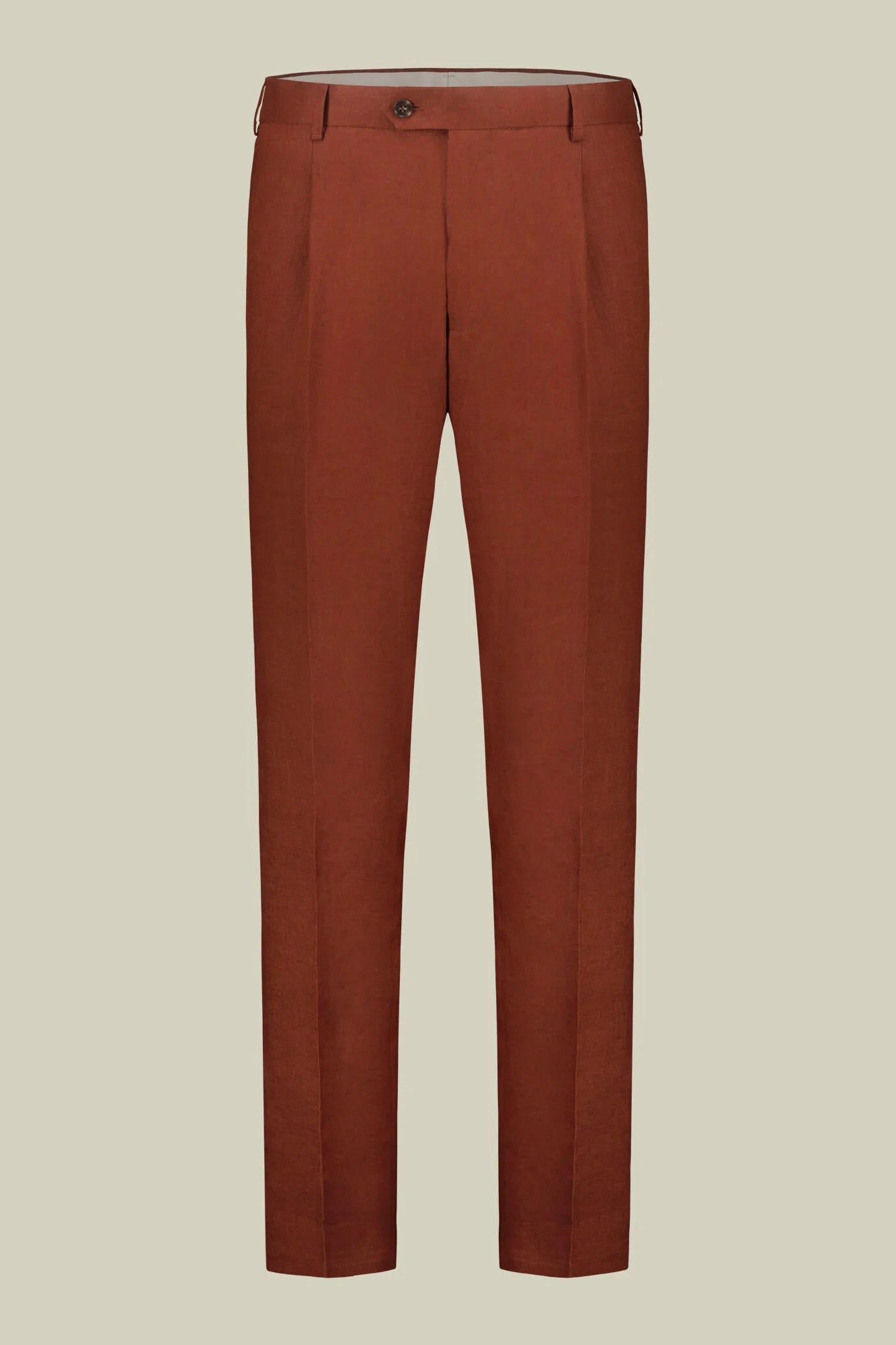 Men's double-breasted suit in 100% linen, regular fit