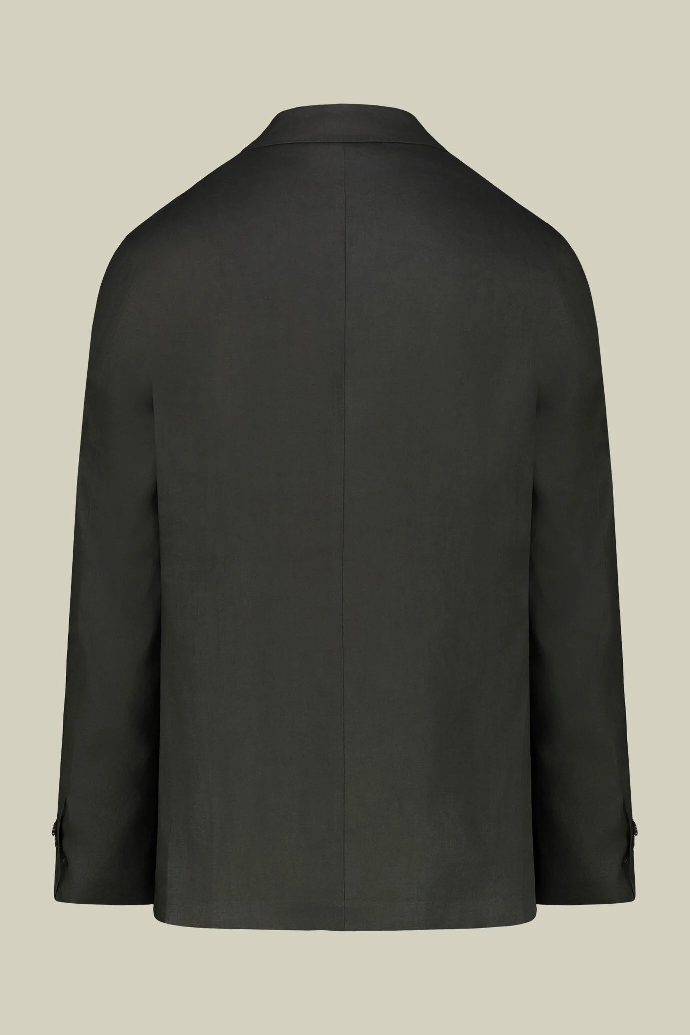 Men's double-breasted suit in 100% linen, regular fit