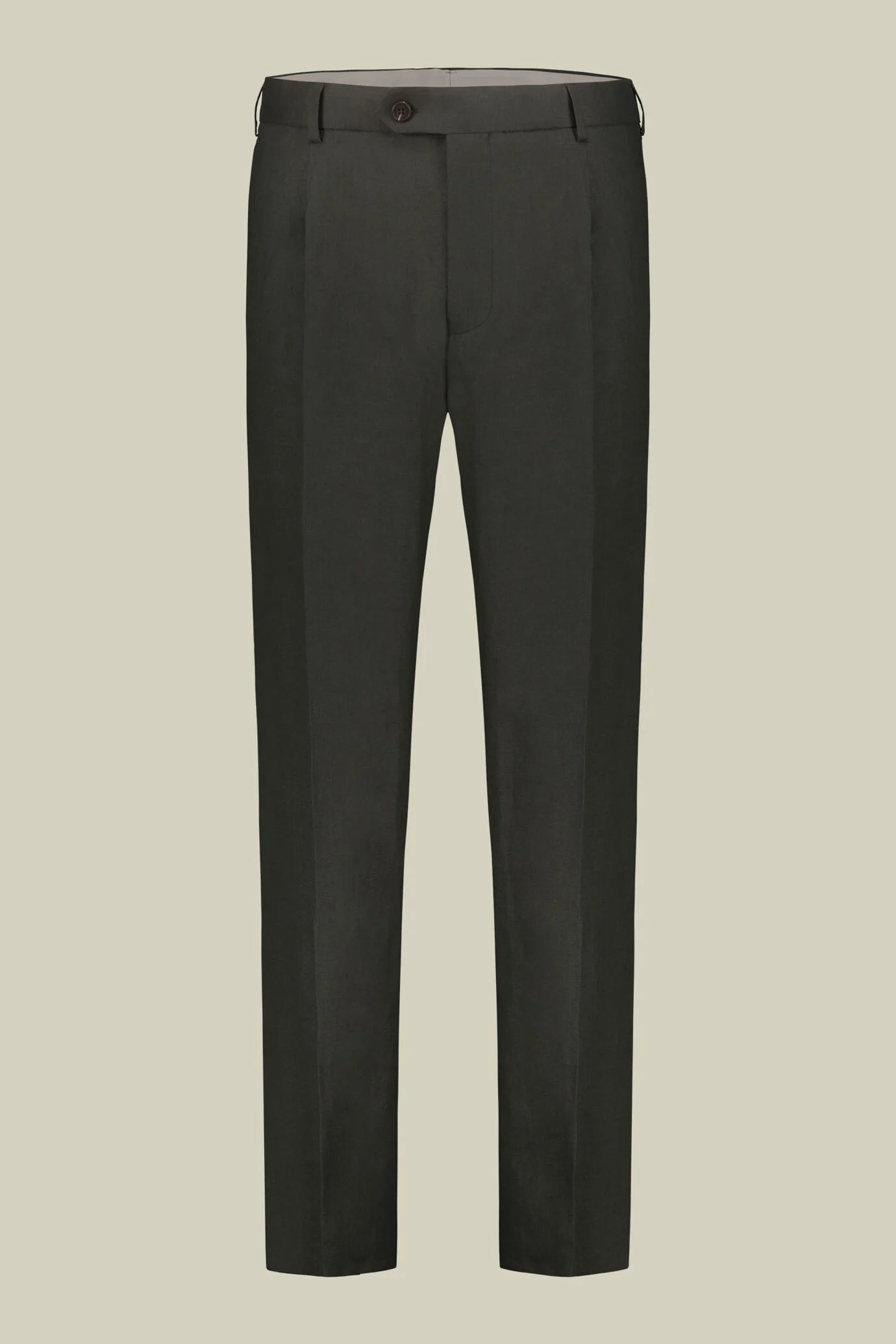 Men's double-breasted suit in 100% linen, regular fit
