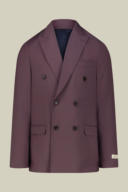 Men's double-breasted Bi-Stretch suit, regular fit