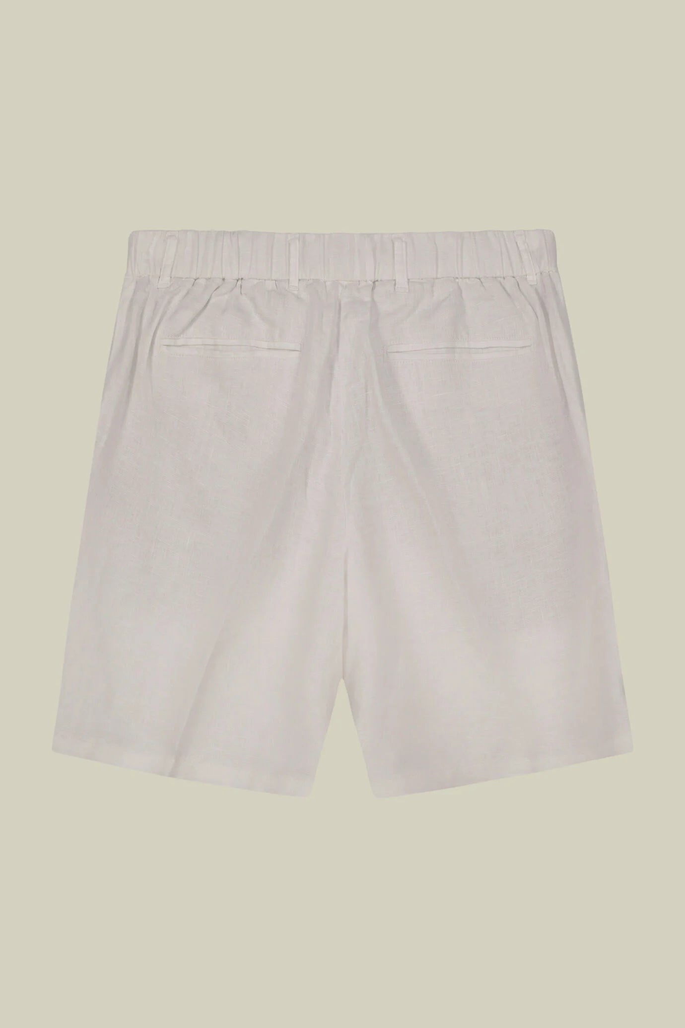 Men's 100% linen Bermuda shorts, regular fit