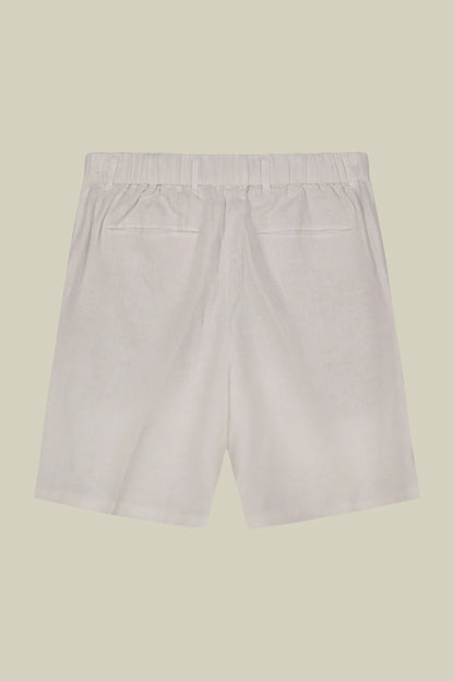 Men's 100% linen Bermuda shorts, regular fit