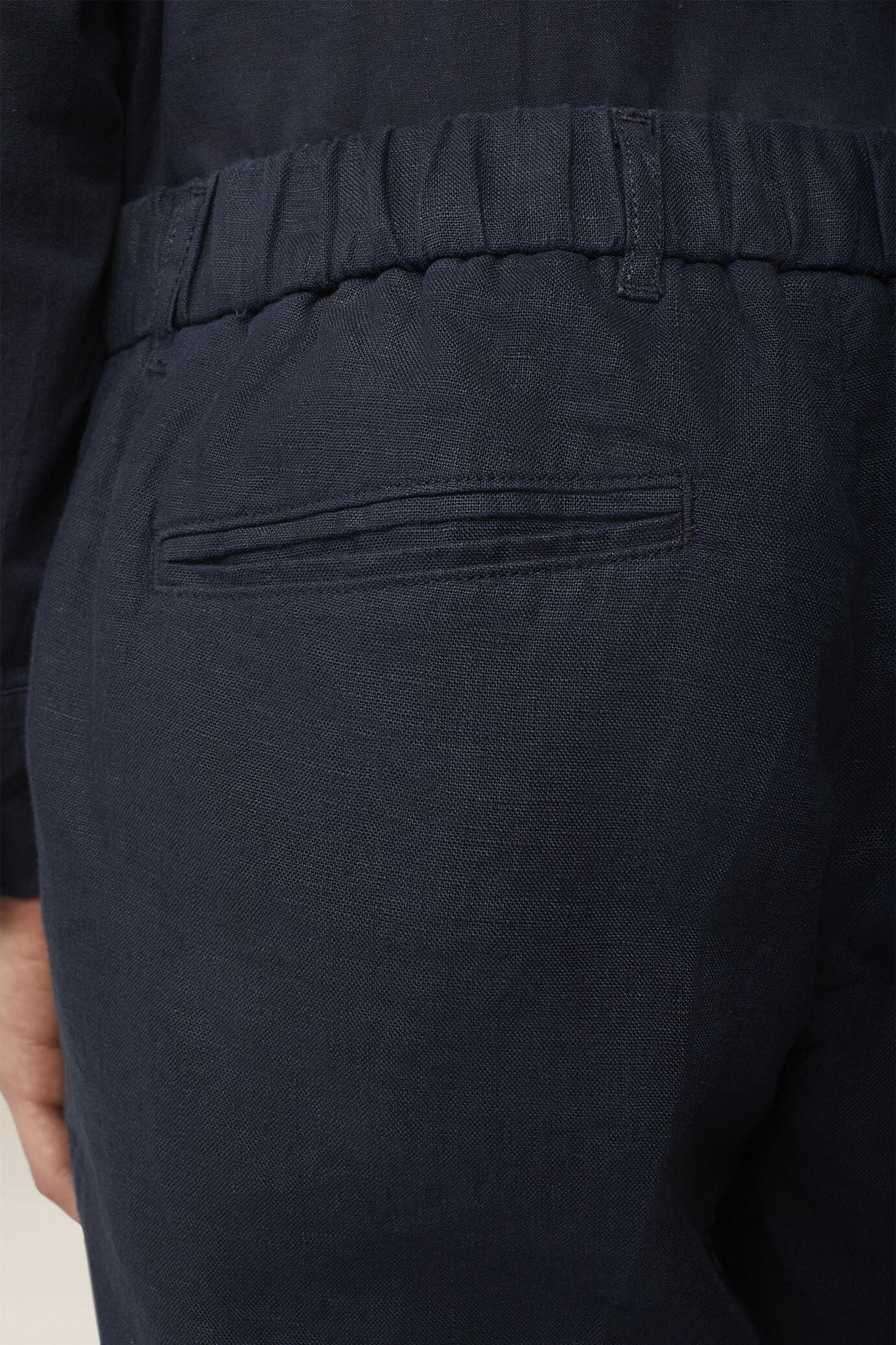 Men's 100% linen Bermuda shorts, regular fit
