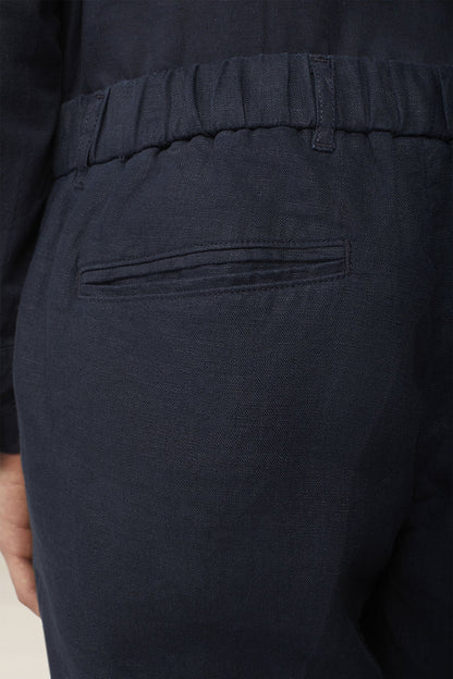 Men's 100% linen Bermuda shorts, regular fit