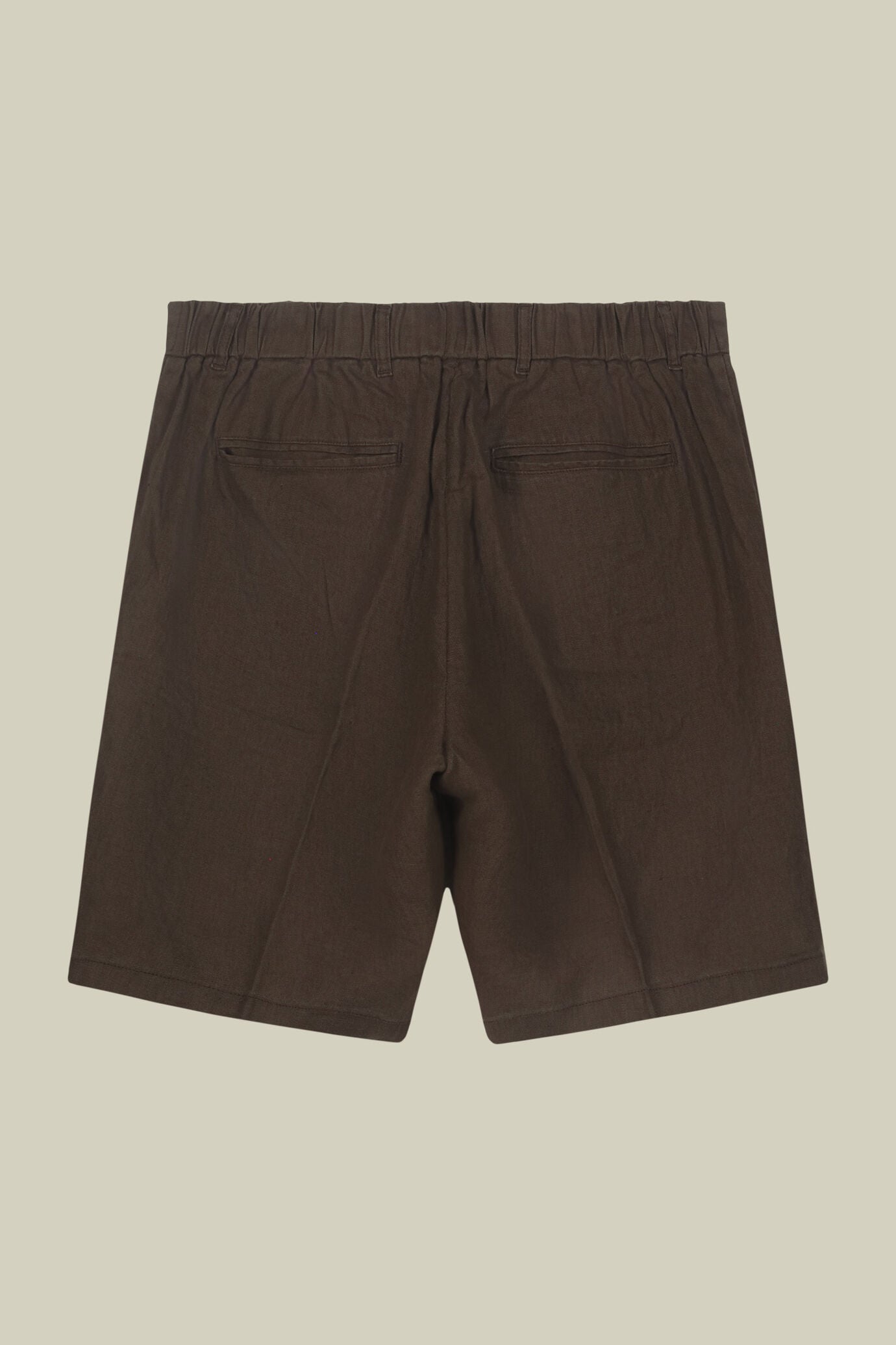 Men's 100% linen Bermuda shorts, regular fit