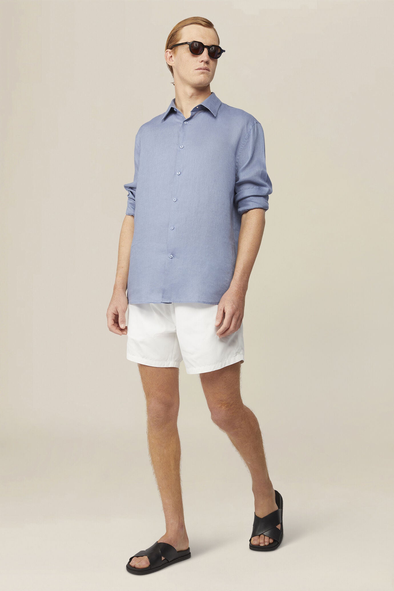 Men's plain swim shorts