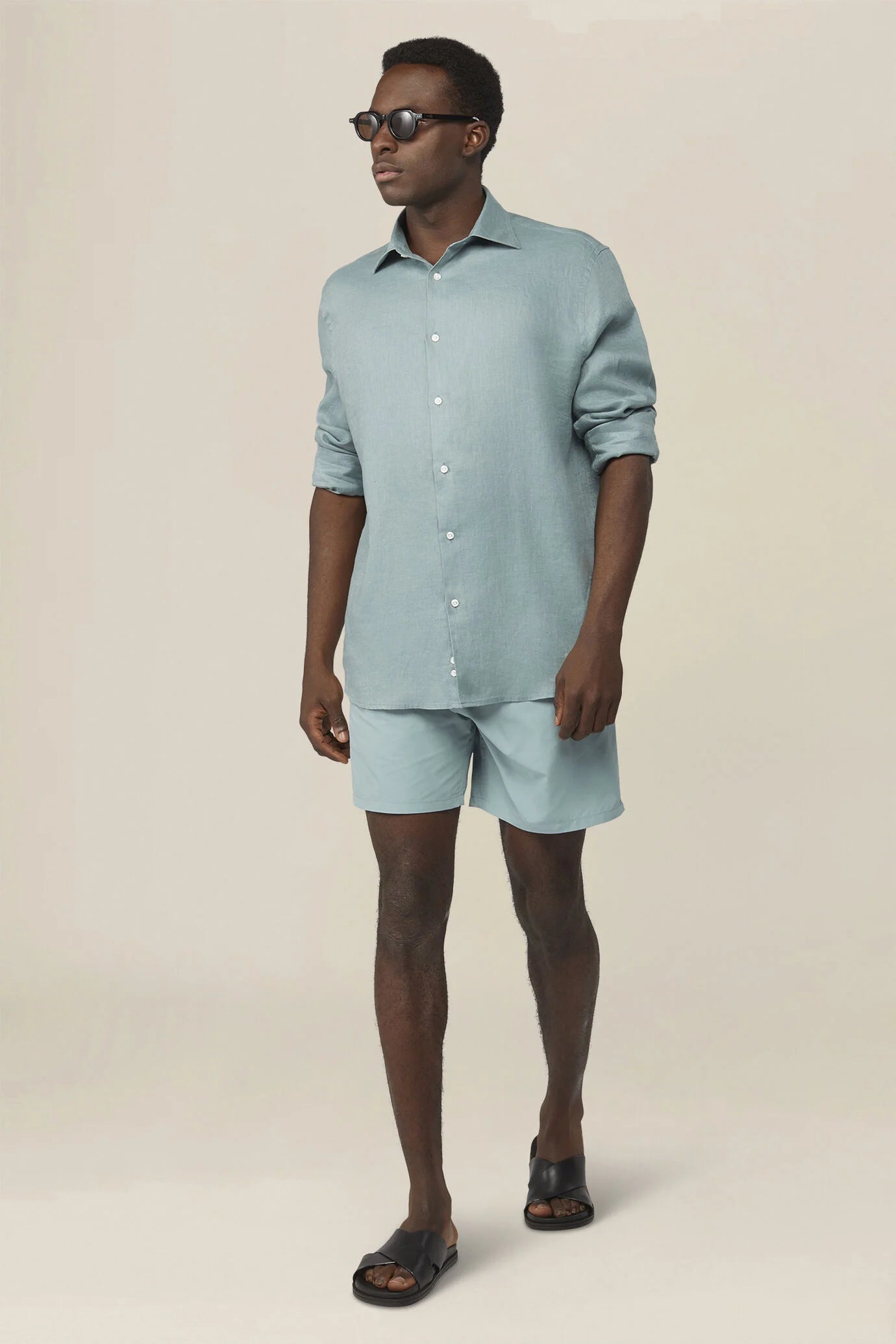 Men's plain swim shorts