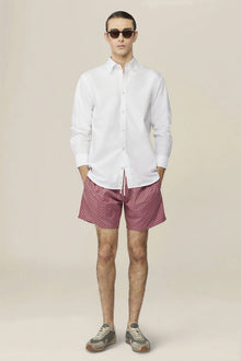 Men's geometric pattern swimwear