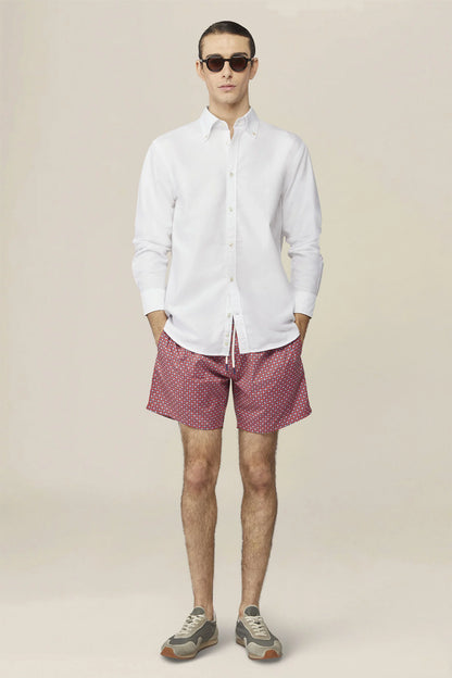 Men's geometric pattern swimwear