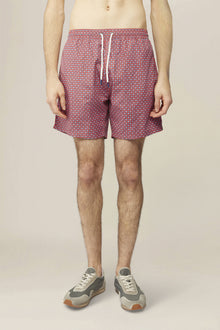 Men's geometric pattern swimwear