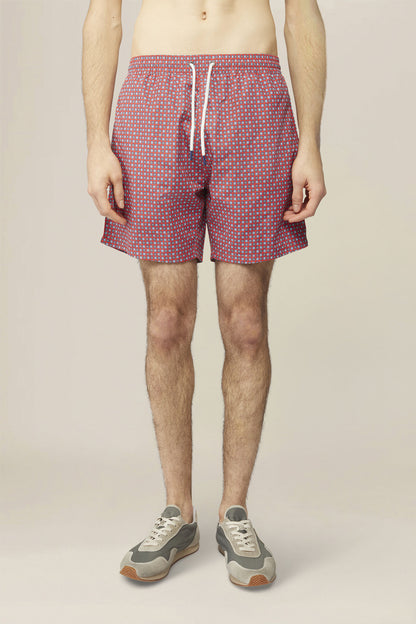 Men's geometric pattern swimwear