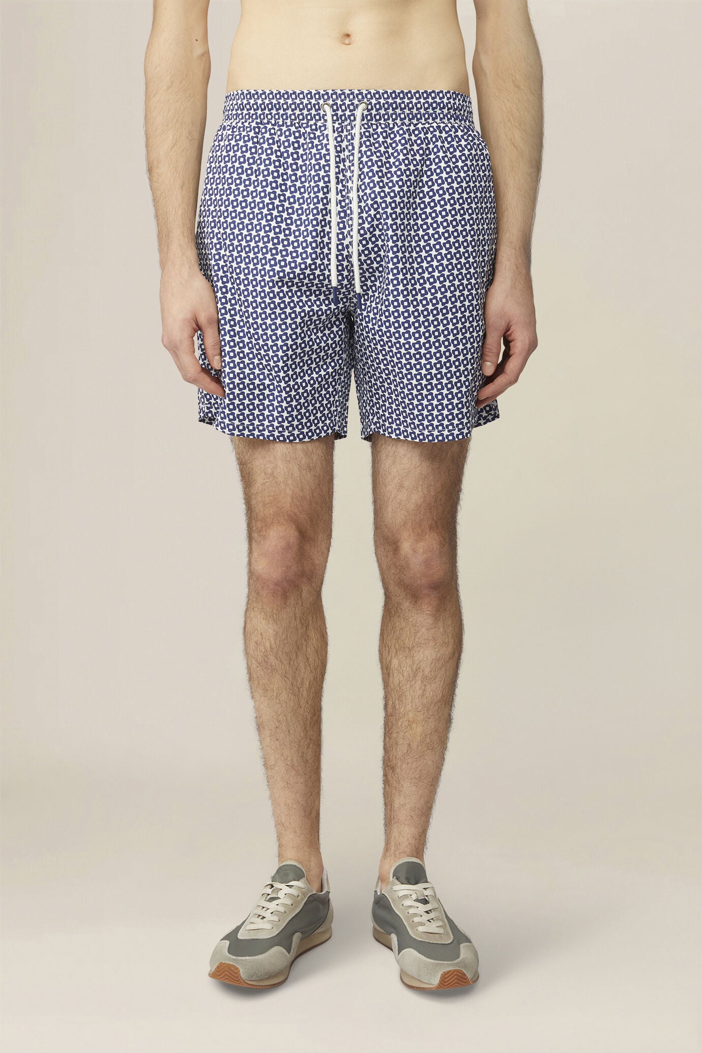 Men's geometric pattern swimwear
