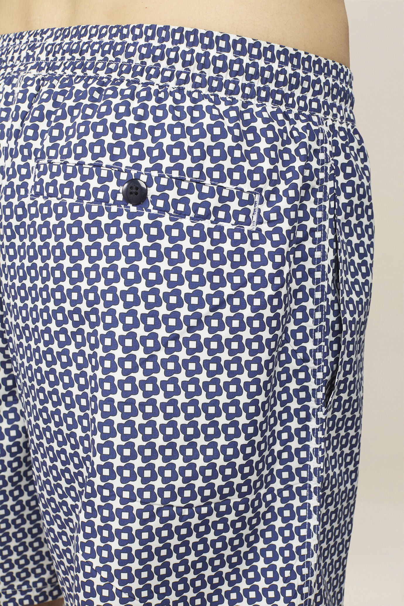 Men's geometric pattern swimwear