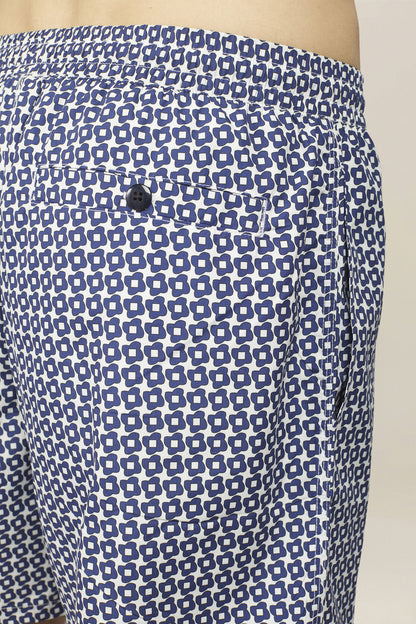 Men's geometric pattern swimwear