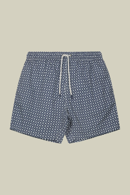 Men's geometric pattern swimwear